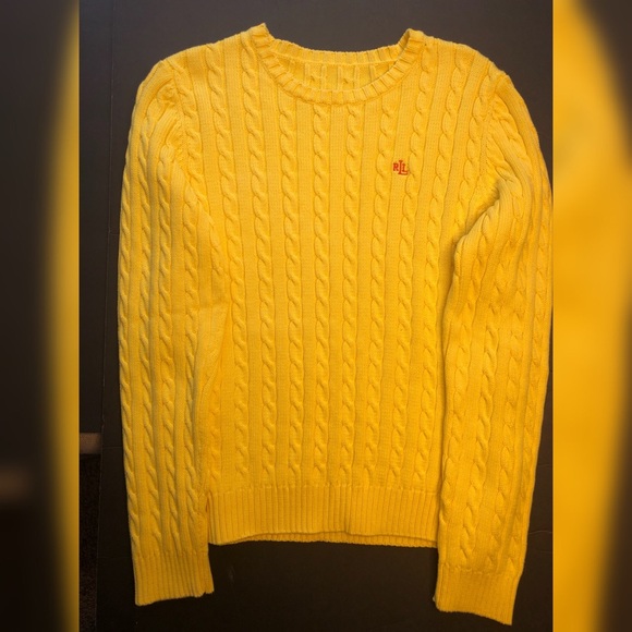 Ralph Lauren Yellow Sweater - Picture 1 of 3